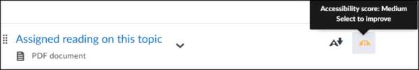 Ally's feedback icon provides access to feedback on each file in Contents